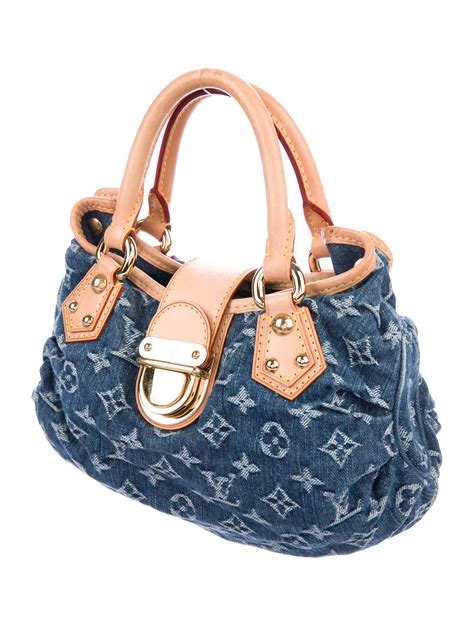 louis vuitton monogram denim handbag